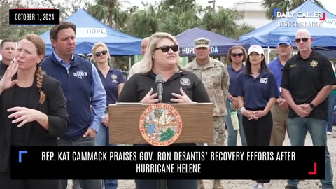 Rep. Kat Cammack Praises DeSantis’ Recovery Efforts After Hurricane Helene