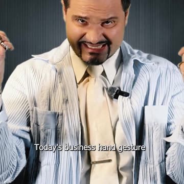 Business hand gestures! This one means "Limp wrist"