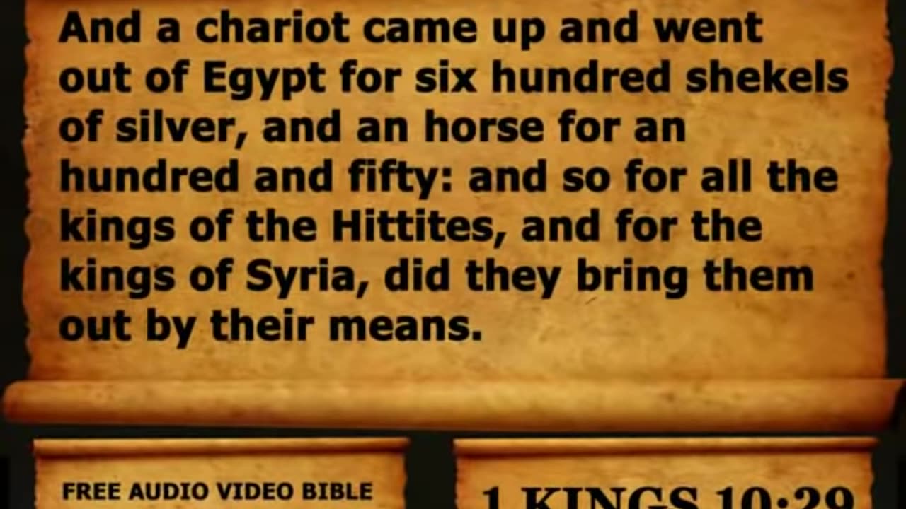 Bible Book 11. 1 Kings Complete 1-22, King James Version (KJV) Read Along Bible