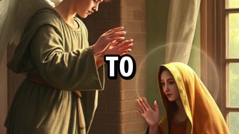 When the angel visisted Mary #shorts #mary #jesus #angel #gabriel #catholic