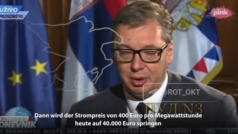 ALEKSANDAR VUČIĆ WARNT