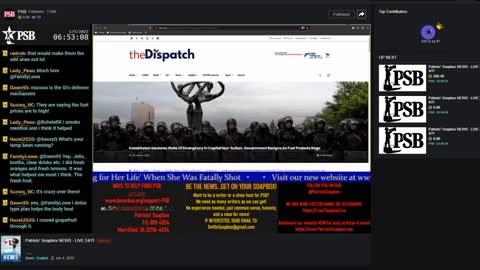 (PSB) Patriot Soap Box (My Episode #112): WED 5th JAN: Replay