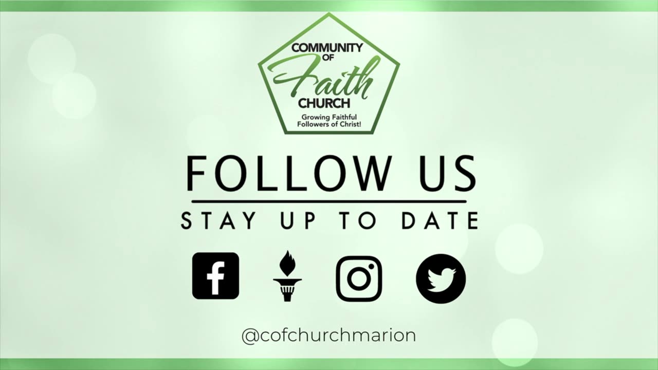 Daily Walk Wednesday Night Service - 2/28/24 Community of Faith Church @ COFTV.COM