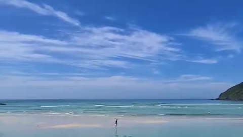 Hamdeok beach in Jeju island