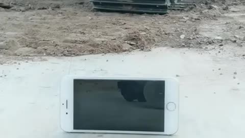 Excavator turn on iphone