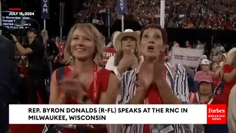 Byron Donalds Sounds Off On Biden-Harris Record In Passionate RNC Remarks