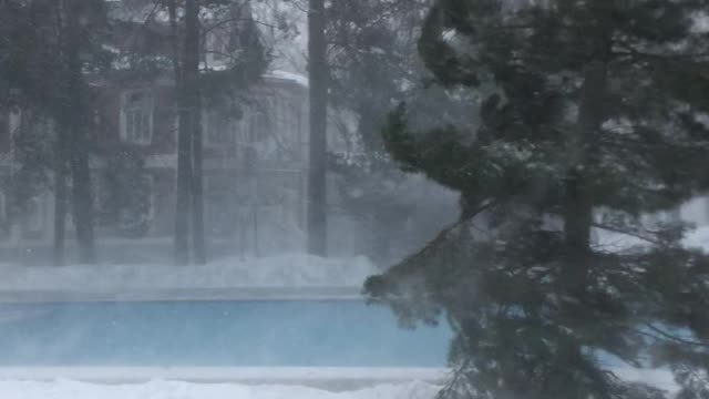 Swimming in a Snowstorm