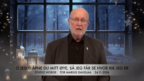 O Jesus åpne du mitt øye, så jeg får se hvor rik jeg er, Tor Marius Gauslaa