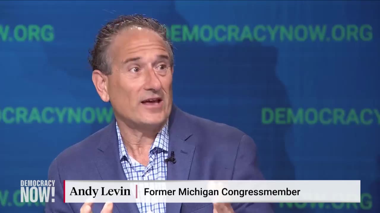 Andy Levin, Pushed Out of Congress by AIPAC, Calls for Change in U.S.-Israel Policy