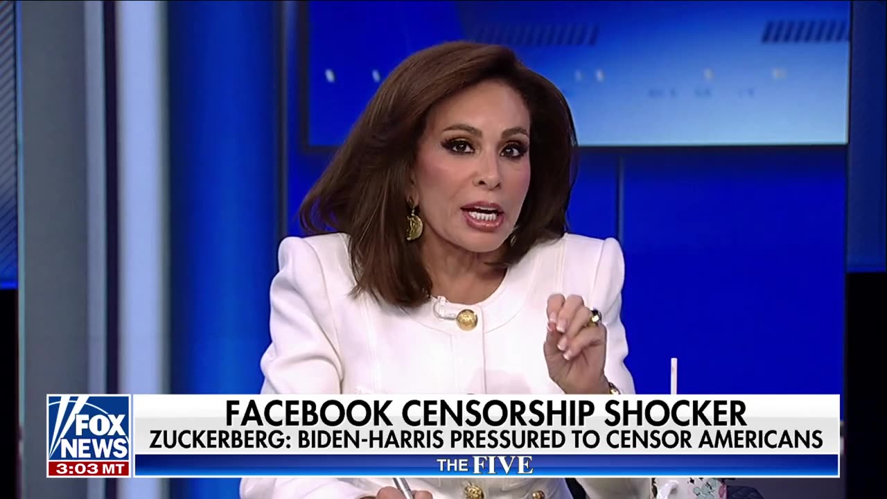 Jesse Watters: Zuckerberg comes clean on the Biden-Harris censorship regime