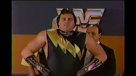 very early interview of Brutus Beefcake-laughing & posing