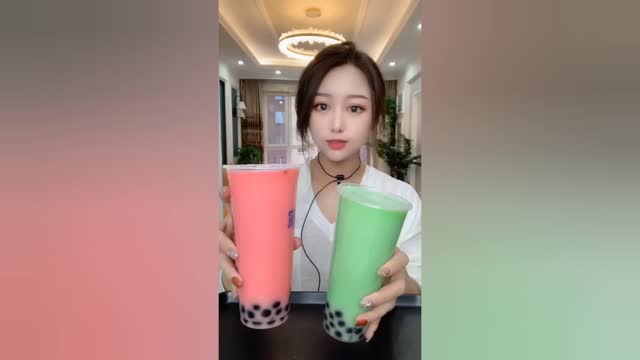 [ASMR Boba bubble tea jelly mukbang asmrfood