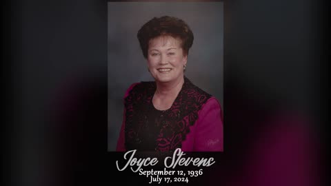 Joyce Stevens Memorial 2nd Video Section