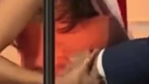 Eva Longoria had to grab Biden's hands to keep him from groping her