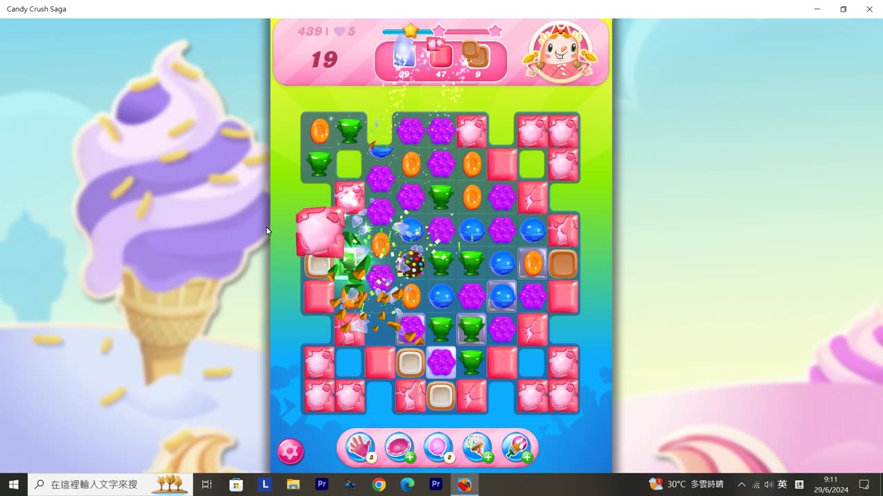 Candy Crush Saga Record (Level 439)