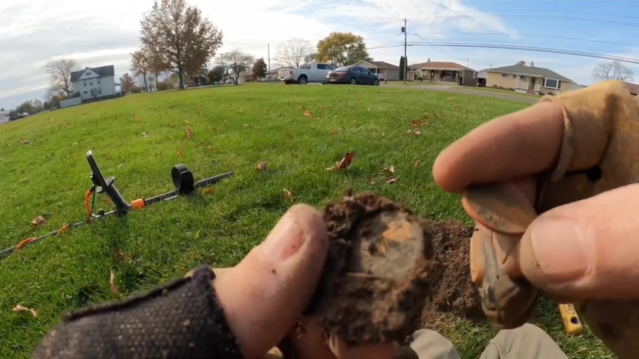 Finding SILVER Metal Detecting between 2 1800s houses - Teaser Shorts Reel - Full Video on Channel