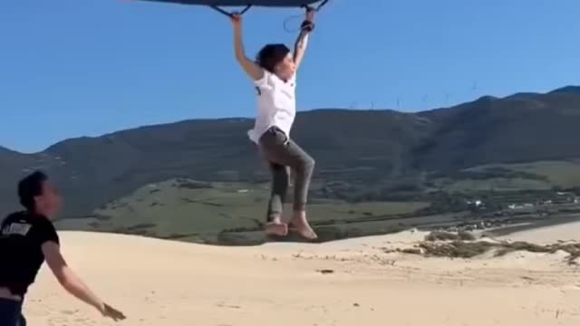 Flying kid😱😍😍