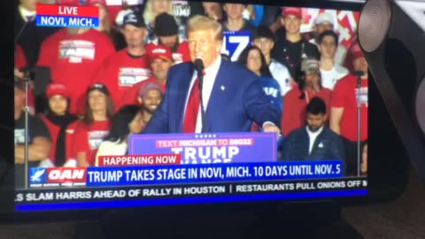 🦅 OANN president Donald Trump No tax on tips, overtime, social security & car loans