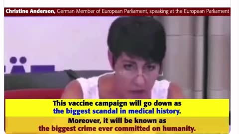 Vaccine campaign is the biggest crime in human history