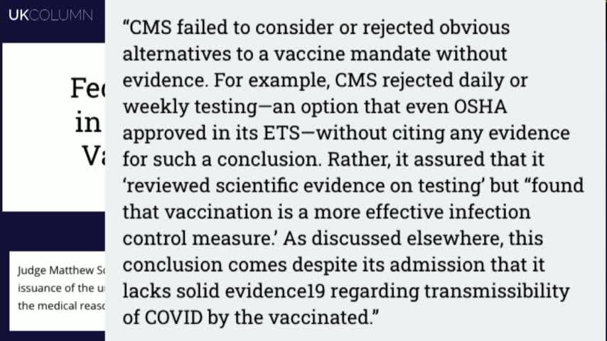 UK Column News - 6th December 2021 - UKColumn.org