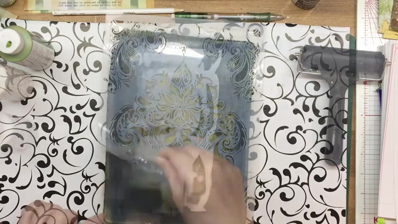 preview des video de gelli printing / plaque d'impression de gel