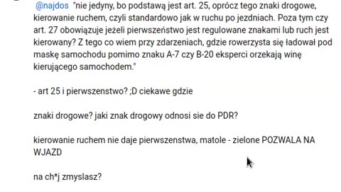 Przejazd dla rowerów - pierwszeństwo, czyli prawnicze chocki-klocki.