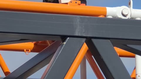 Crane riggers at work on Big Orange Global Crane services Scotland