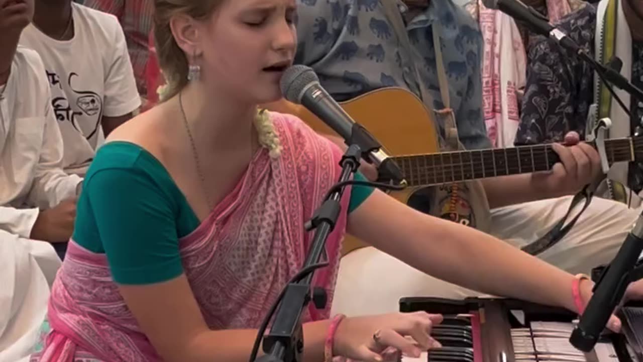 Kirtan mela gathering at Iskcon Mira road, India September 2024