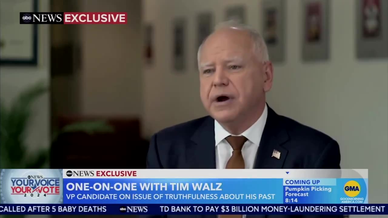 ABC: People say, 'We can't trust him to even tell the truth about himself!' What do you say to them?