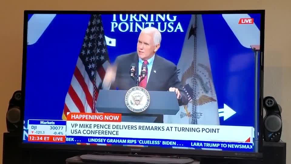 VP Mike Pence delivers remarks at Turning Point USA conference-2