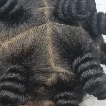 Knotless Braids Wig Synthetic Box Braided Hair Twist Braided Buns Wig Full Lace African Brai