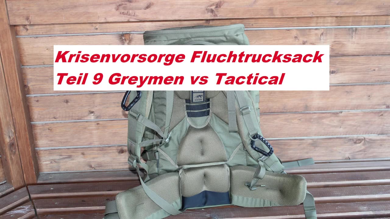 BLACKOUT FLUCHTRUCKSACK TEIL 9 Greyman vs Taktisch