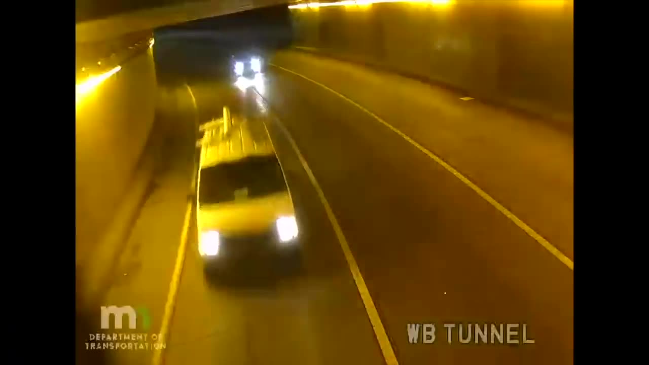 Video captures car exploding in this infamous Minnesota tunnel