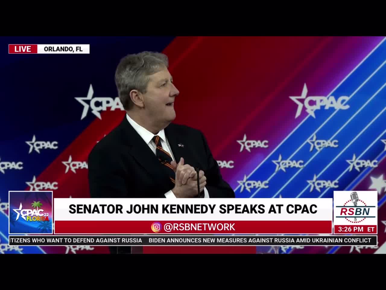 CPAC 2022 Orlando / Senator John Kennedy / I believe / words of wisdom 🏋️‍♂️ 🍺