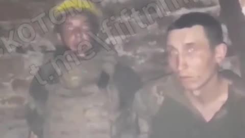 Russian Stormtroopers interrogate captured Ukrainian soldiers in Toretsk direction