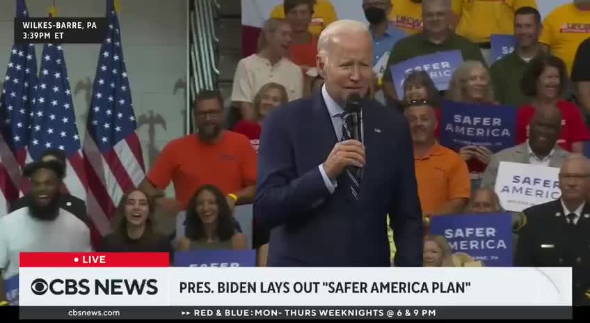 Biden to a child in the crowd: 'How are you baby.. How old are you?