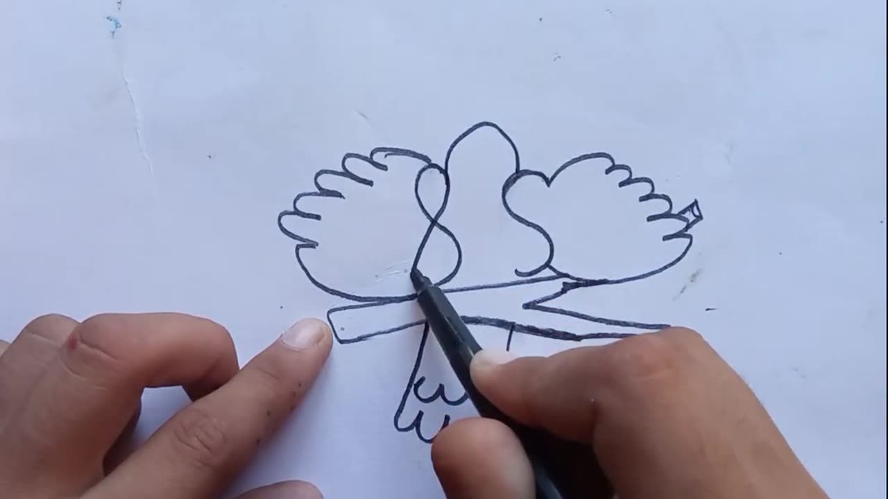 Drawing parrot tutorial | Drawing parrot | Parrot