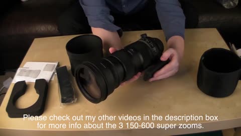 sigma 150-600mm sports unboxing