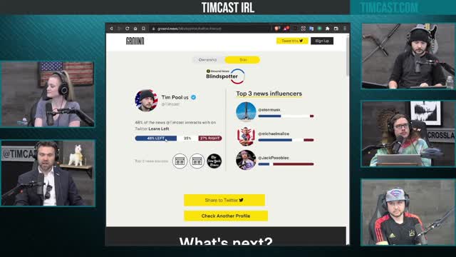 Jack Posobiec & The Timcast Crew Discuss The Ground News Blindspotter