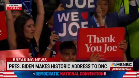 President Biden at the DNC