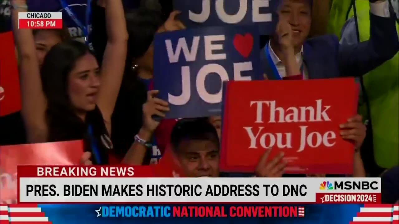 President Biden at the DNC