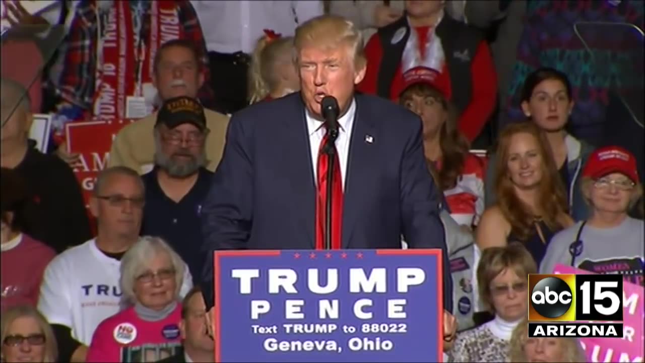 Donald Trump's full campaign speech in Geneva, Ohio.