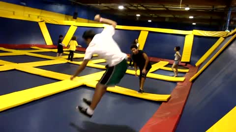 Having Fun At Sky High Sports, Santa Clara, CA