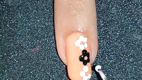 nail easy flower design