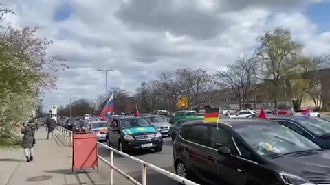 Konvoj na podporu Ruska v Berlíně