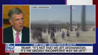 Brit Hume on Afghanistan Withdrawal