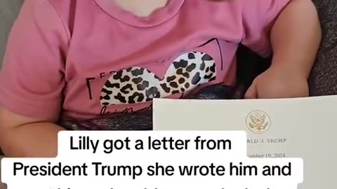 President Trump Sent a Letter to a Little Girl With Leukemia