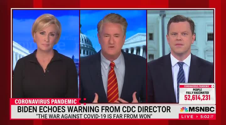 Scarborough FREAKS OUT on "Stupid" Americans Against "Vaccine Passports"