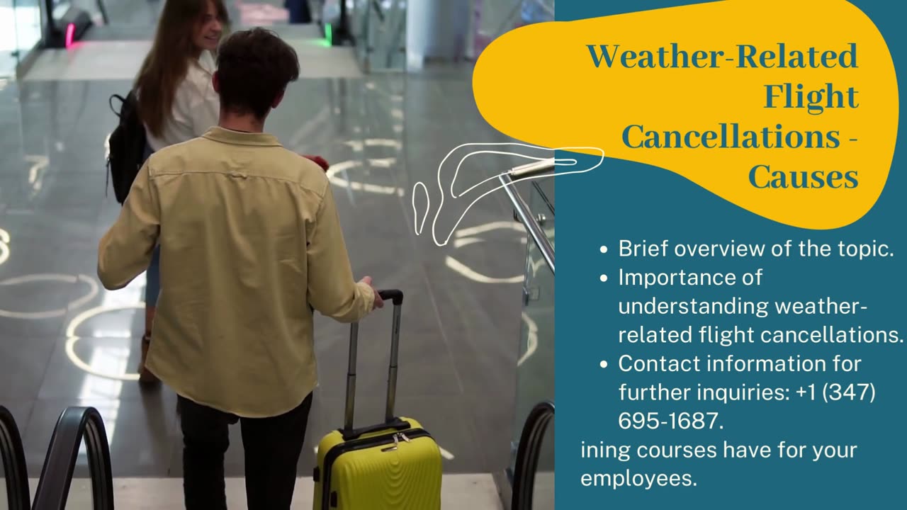 What happens if a flight is canceled due to weather