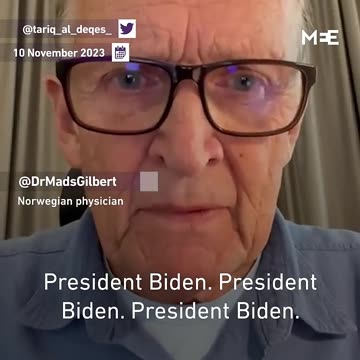 Message From Dr from Gaza